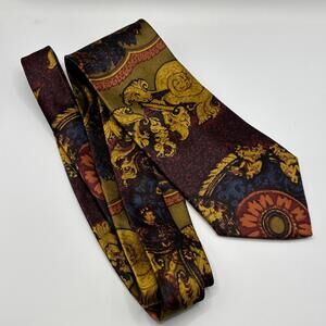 Hugo Boss Men's Tie with Elegant Baroque Design